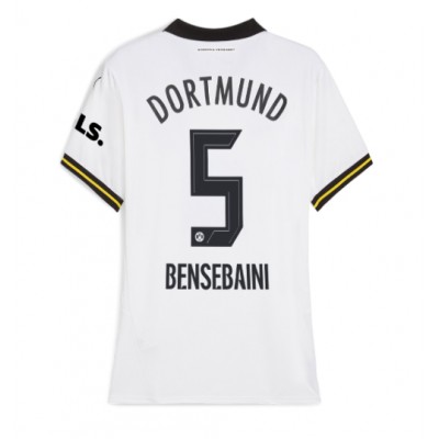 Ženski Nogometni dresi Borussia Dortmund Ramy Bensebaini #5 Tretji 2024-25 Kratek Rokav Ženski Nogometni dresi Borussia Dortmund Ramy Bensebaini #5 Tretji 2024-25 Kratek Rokav